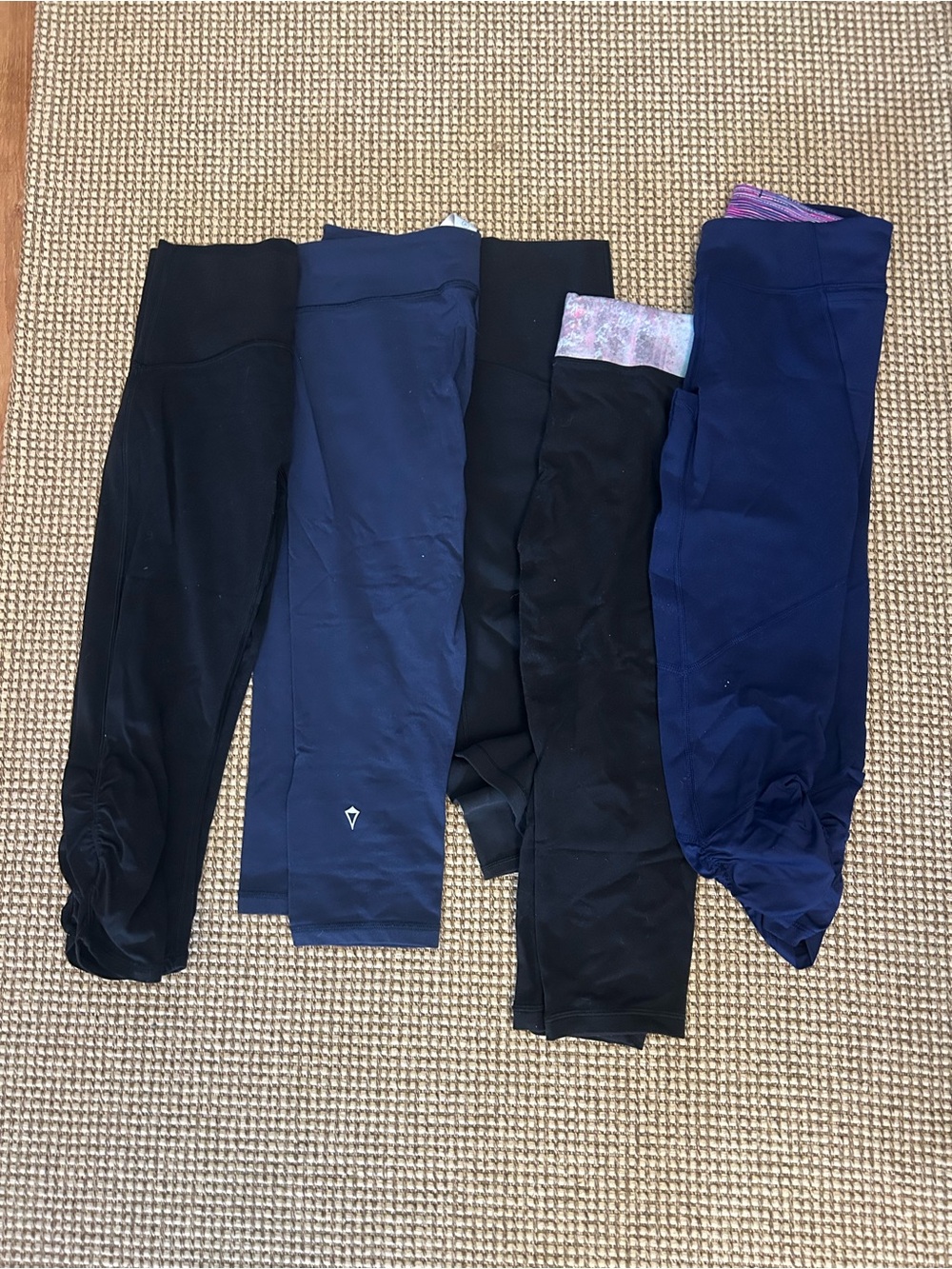 Ivivva Girls Cropped Leggings Lot of 5 size 12